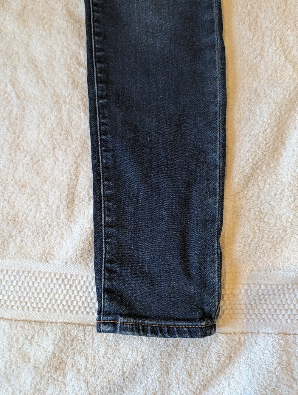 Express High Rise Skinny Jeans Dark Wash Denim Size 6R Stretch - Picture 3 of 12